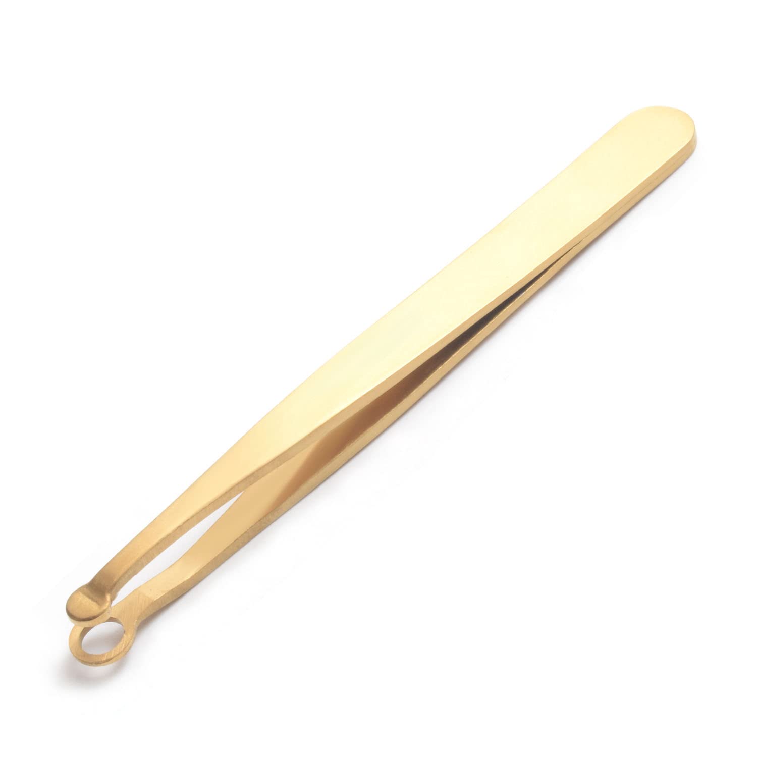 Motanar Nose Hair Tweezers Nose Hair Trimming Tweezers Stainless Steel Round Head Tweezers Eyebrow Clippers Trimmer Water Resist