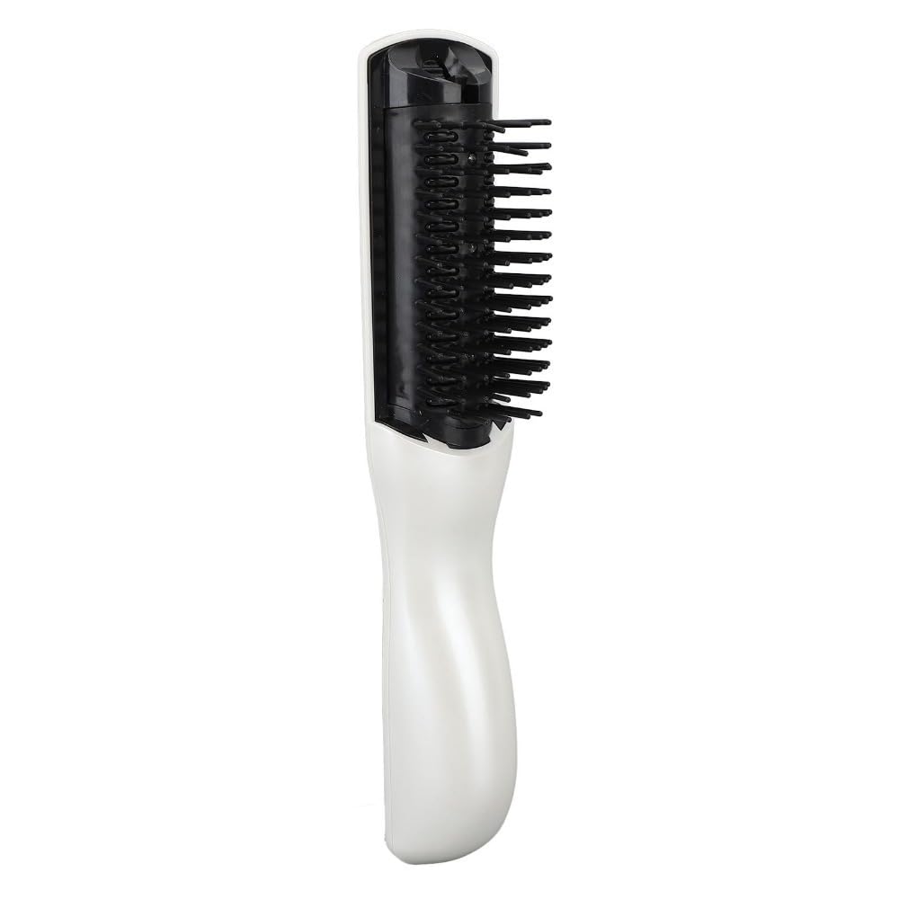 Anu Limen Electric Scalp Massage Comb, with Negative Ion Technology, Portable Anti Static Hair Brush for Home Travel Use, White,