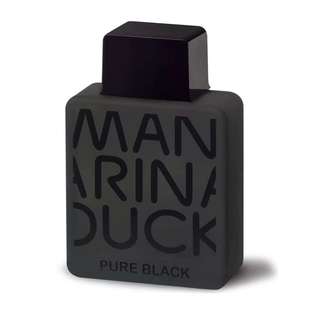 Mandarina Duck Pure Black Eau De Toilette Spray For Men, 17 Ounce