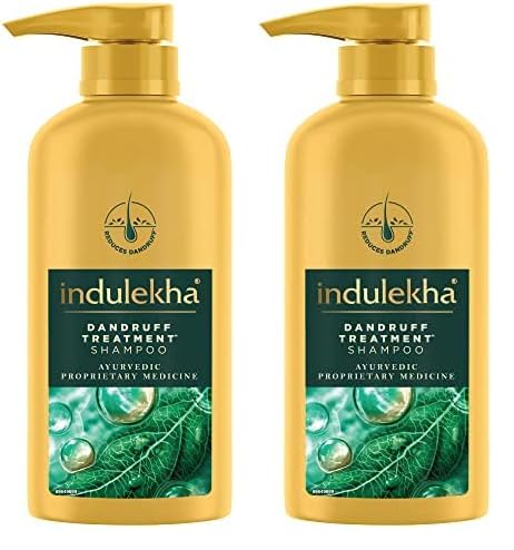 Indulekha Dandruff Treatment Shampoo 580 Ml (Pack Of 2)