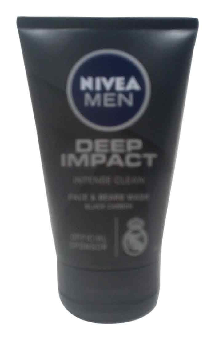 Nivea Deep Impact Intense Clean Face Wash - Black Carbon, 100G Tube