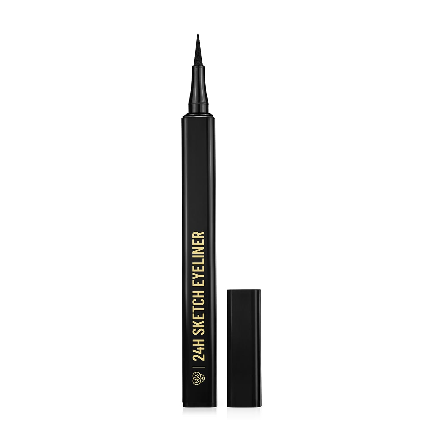 Pac 24H Sketch Eyeliner Black Sketch Eyeliner Pen|Intense Matte Finish|Waterproof & Smudge Proof |One Stroke Easy Application