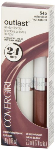 Covergirl Outlast All Day Two Step Lipcolor, Naturalast 545, 0.13 Ounce