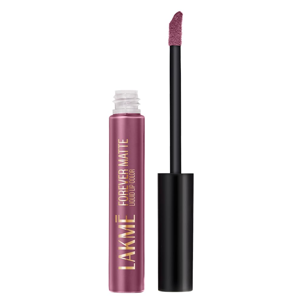 Lakm Forever Matte Liquid Lip Colour, Mauve Fling, 5.6 Ml