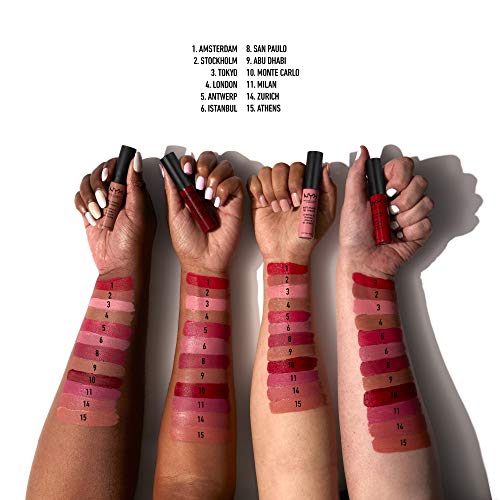 Nyx Professional Makeup Soft Matte Lip Cream, Lightweight Liquid Lipstick - London (Mid-Tone Beige)
