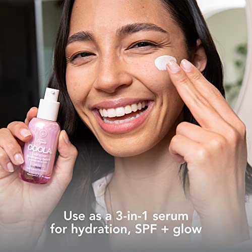 Coola Organic Dew Good Illuminating Probiotic Serum With Spf 30, Dermatologist Tested Sunscreen With Plant-Derived Bluescreen Di