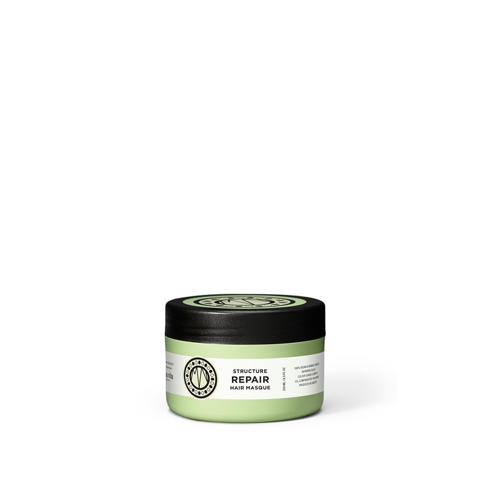 Maria Nila Structure Repair Mask, 8.5 Fl Oz / 250 ml, For Damaged & Chemically Treated Hair, Algae Extract Rebuilds & Moisturize