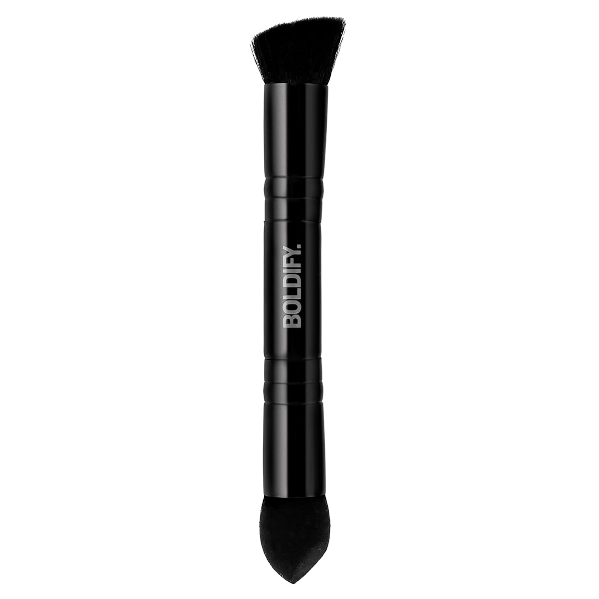Boldify Dual-Ended Hairline Powder Brush - Precision Makeup Brush Set With Sponge Tip For Seamless Blending - Ideal As A Conceal
