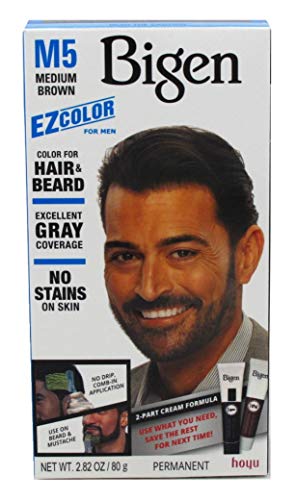 Bigen Ez Color For Men M5 Medium Brown Kit (Pack of 3)