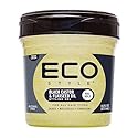 Eco Style Ecoco Gel - Black Castor Flaxseed Oil - Long Lasting Shine - Nourishes And Repairs Damaged Hair - Promotes Healthy Sca