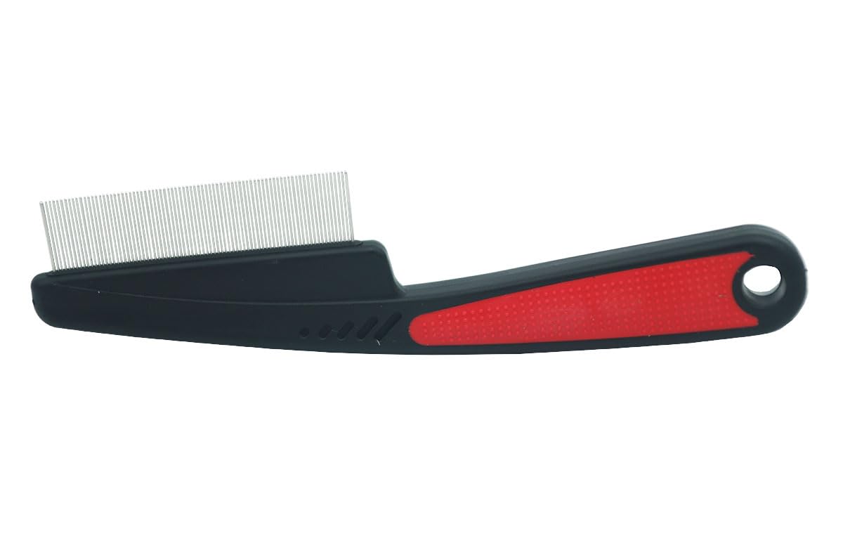2 Pcs Set Dandruff Removal Combs,Stainless Steel Grooming Hair Comb,Fine & Wide Tooth