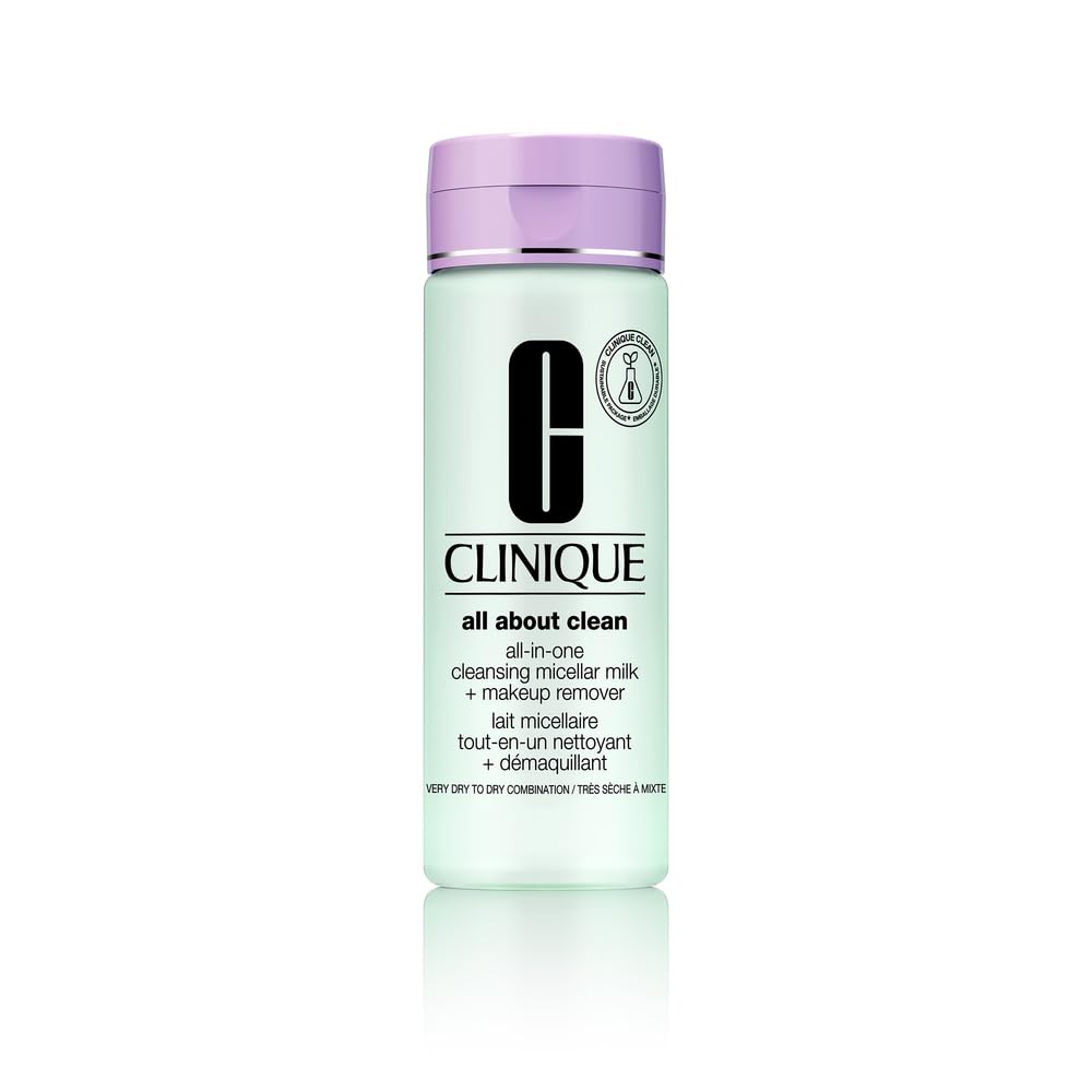 All About Clean All-In-One Cleansing Micellar Milk and Makeup Remover - Dry Skin by Clinique for Women - 6.7 oz Cleanser