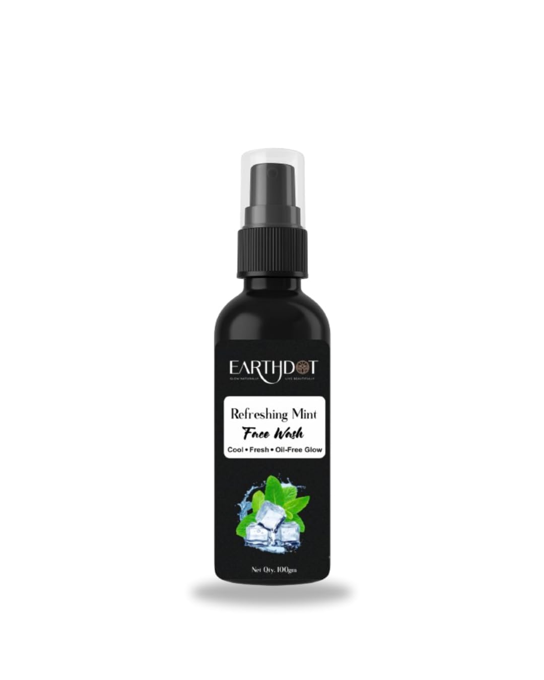 Earthdot Mint Cool Ocean Face Wash Oil Control, Refreshing Feel  MultiAction Formula (100 Ml) Pack Of 1 Women