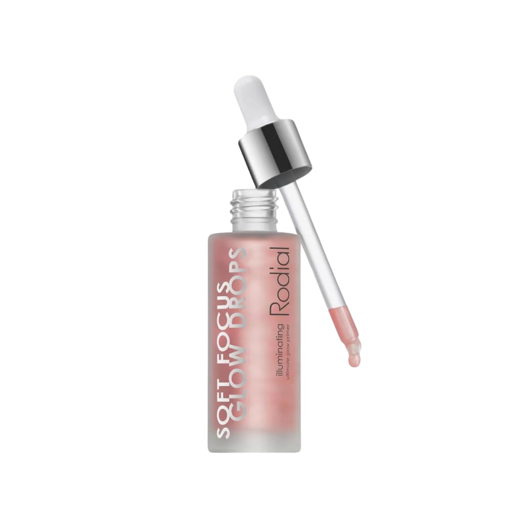 Rodial Soft Focus Glow Booster Drops 1.05 Fl Oz, Illuminating Skin Serum With Glycerin And Antioxidants, Perfectioning And Smoot