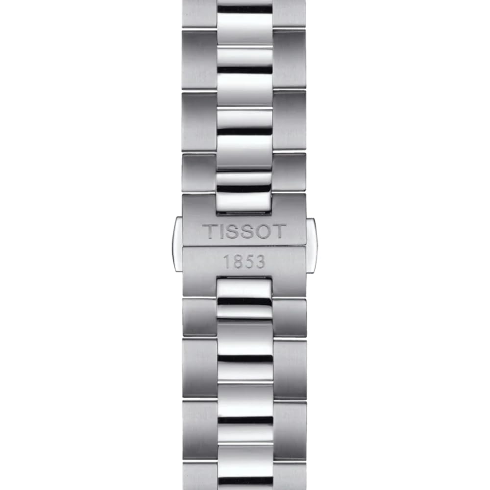 Tissot Mens Gentleman Stainless Steel Dress Watch Grey T1274071105100