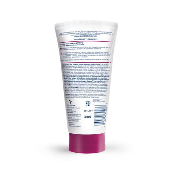 Veet Hair Removal Cream Sensitive Formula 6.78 Oz (Pack Of 5)