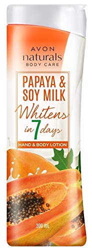Avon Naturals Papaya & Soy Milk Hand & Body Lotion 200 ml