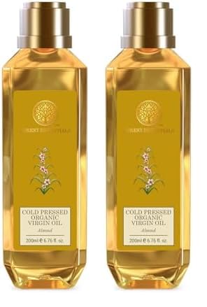 Forest Essentials Organic Cold Pressed Virgin Oil Almond | Rich In Vitamin E | Pure Sweet Almond Massage Oil For Hair & Skin | 2