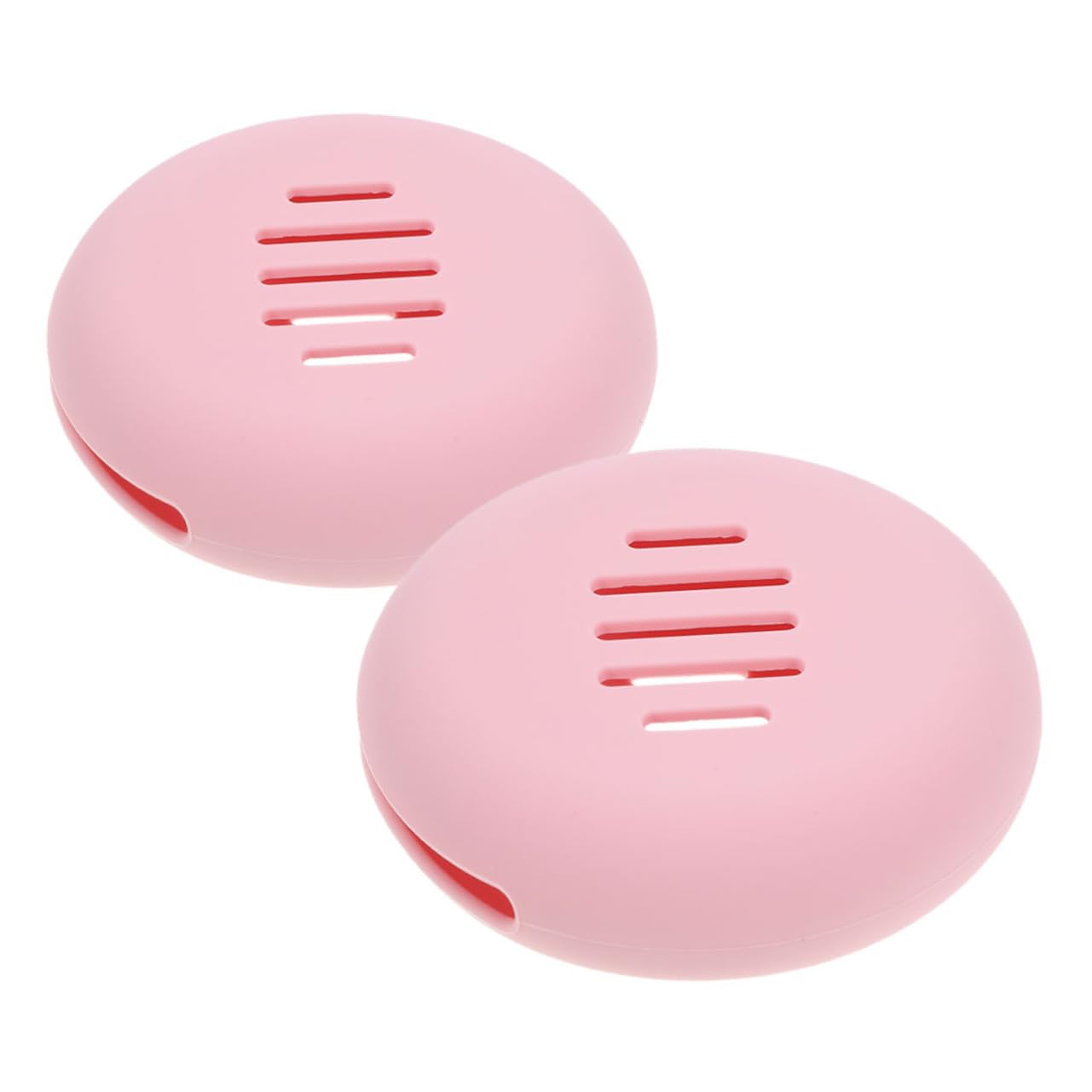 SHERCHPRY 2pcs Silicone Makeup Sponge Holder Clear Vented Powder Puff Container Travel Beauty Make up Case for Foundation Puff 2