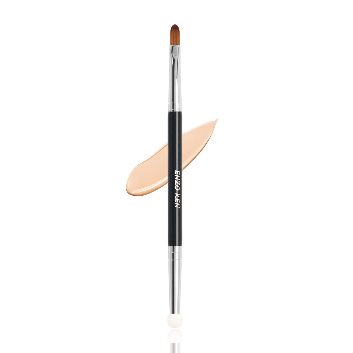 Enzo Ken Small Concealer Brush Under Eye Sponge, Small Makeup Brush, Flat Concealer Brush, Lipstick Brush, Lip Brush, Small Flat
