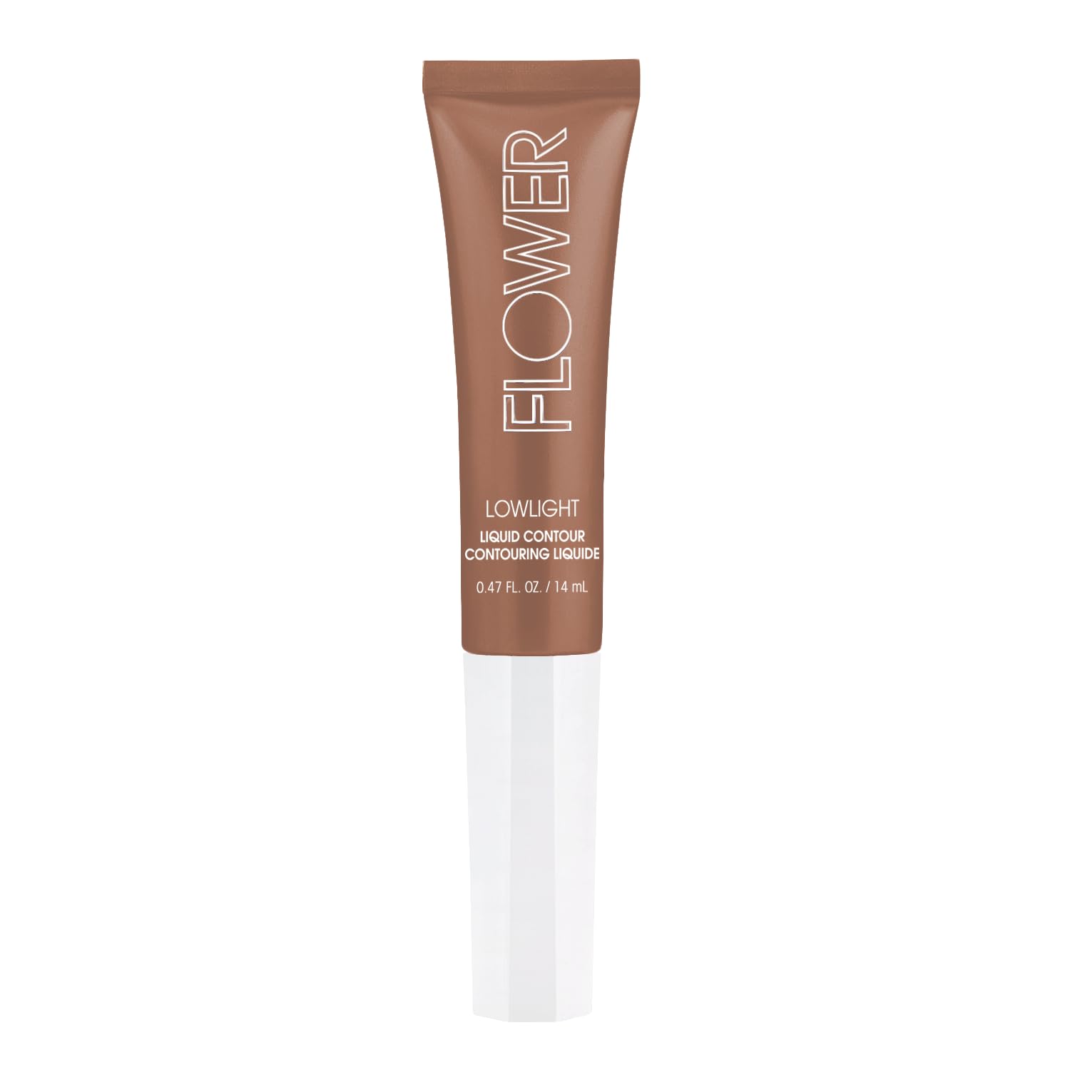 Flower Beauty Lowlight Liquid Contour - Natural Finish + Buildable Coverage - Built-In Cusion Applicator - Medium