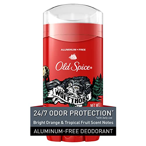 Old Spice Wild Wolfthorn Scent Deodorant for Men, 3 oz