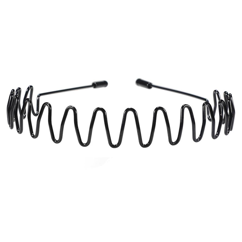 Enakshi 2pcs Metal Spring Wavy Hairband Sports Face Wash Hair Loop Headband 05|Health & Beauty | Hair Care & Styling | Other Hai