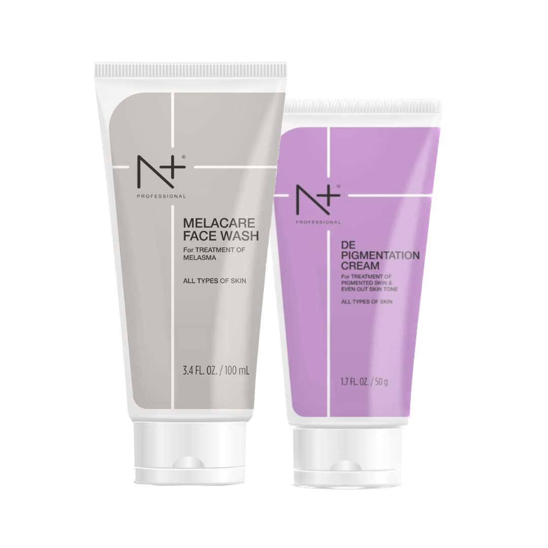 N Plus Professional De Pigmentation Combo ( Melacare Facewash 100Ml + De Pigmentation Cream 50G )