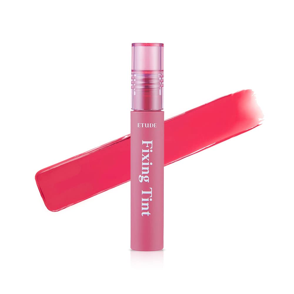 Etude Fixing Tint #10 Smoky Cherry (23Ad) | Long Lasting High Pigmented Liquid Lipstick | Waterproof Lightweight Matte Finish Li