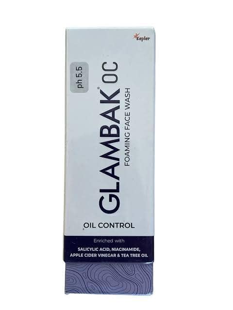 GlammBak Oc Foaming Face Wash Oil Control, Deep Cleanse & Refreshing Foam, 100Ml