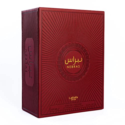 Lattafa Perfumes Nebras For Unisex Eau De Parfum Spray, 3.4 Ounce
