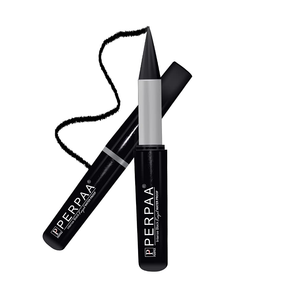 Perpaa Waterproof Intense Black Kajal For Women And Girlsl | LongLasting Eye Pencil |8 Hour Long Stay Kajal Eye Liner | FadePr