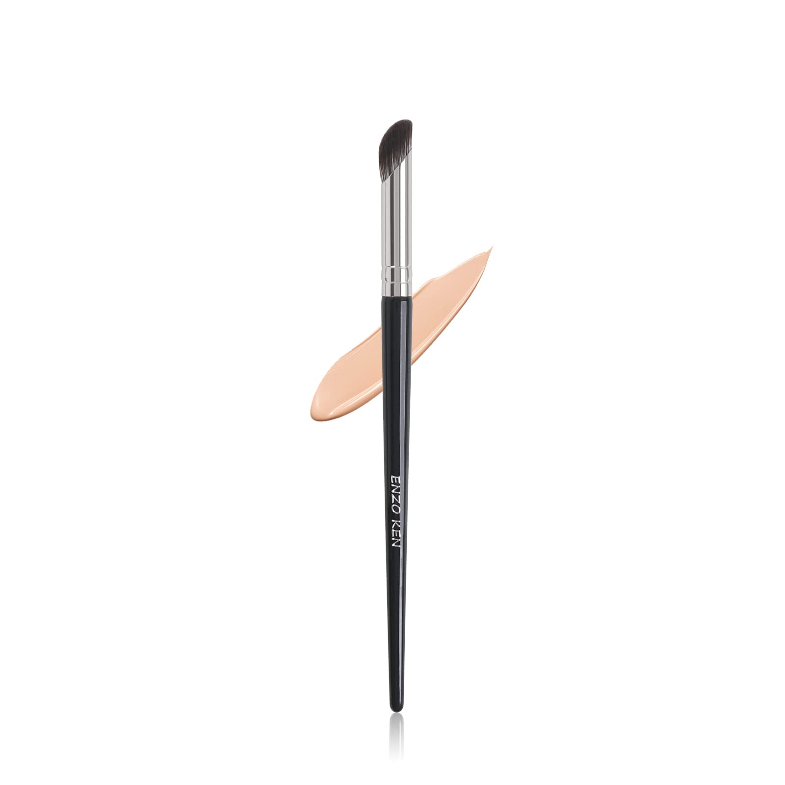 ENZO KEN Mini Angled Concealer Brush Under Eye, Concealer Brush, Small Nose Contour Brushes, Nose Brush Contour, Angle Concealer