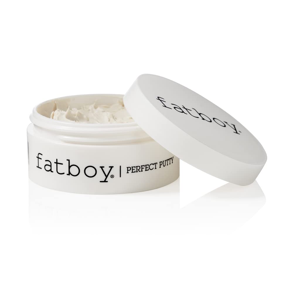 Fatboy Hair Perfect Putty - Kaolin Clay Styling, Medium Hold, Matte Finish, 2.6 Oz, Paraben Free, Flexible Formula for All Hair Types