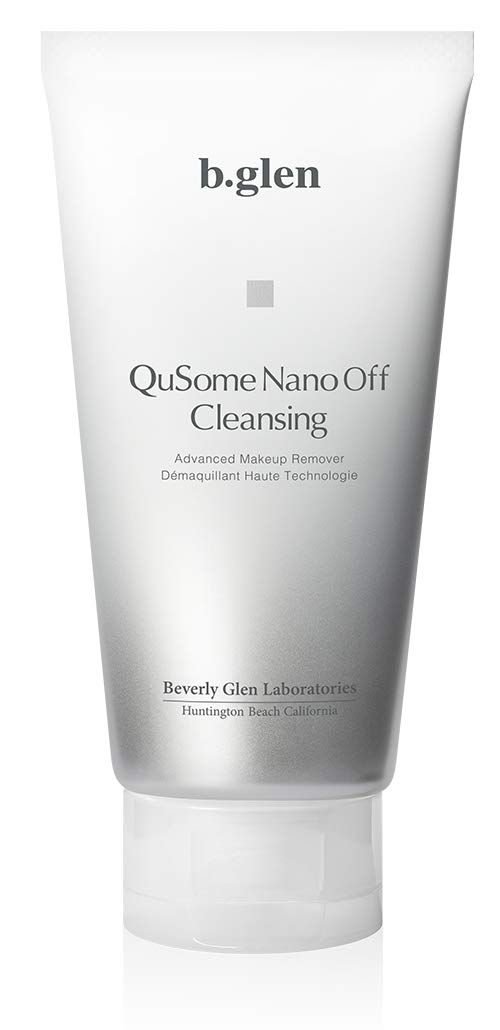 ????? b.glen QuSome NanoOff Cleansing 120g/4.23oz. | Advanced Hybrid Makeup Remover | Boldly removes even the finest dirt and ma