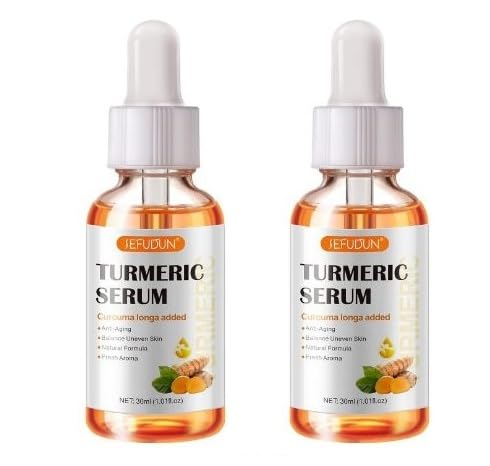 Zeroluxury Skin Radiant Glow Turmeric Face Serum | Brightening & Hydrating Face Serum For Youthful Skin | Daily Skincare For Men