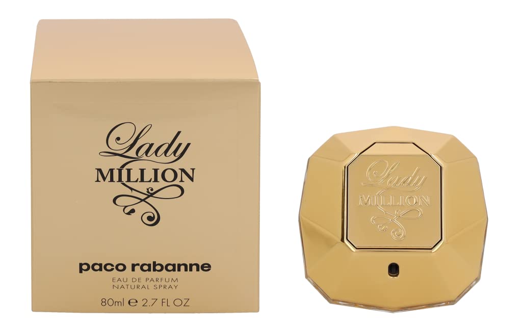 Lady Million By Paco Rabanne, 2.7 Oz Eau De Parfum Spray For Women