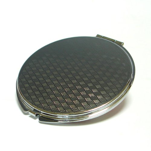 Mother of Pearl Animal Design Compact Cosmetic Makeup Metal Mirror with 10 Creatures of Longevity Design