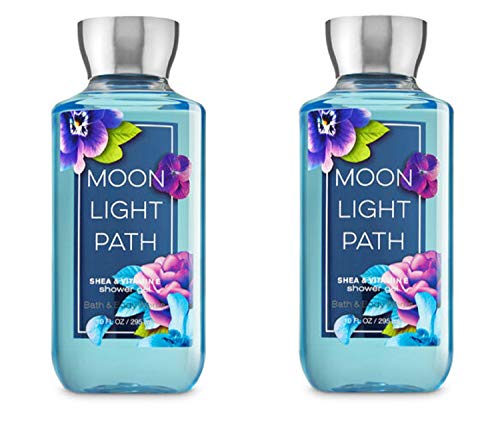 Bath And Body Works Shea Enriched Shower Gel New Improved Formula 10 Oz. (Moonlight Path) (Pack Of 2)