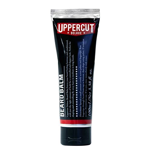 Uppercut Deluxe Conditioning Beard Balm For Control & Natural Shine, 3.38 Fl.Oz. (Packaging May Vary)