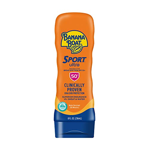 Banana Boat Sport Ultra Spf 50 Sunscreen Lotion, 8Oz  Banana Boat Sunscreen Spf 50 Lotion, Oxybenzone Free Sunscreen, Sunblock L