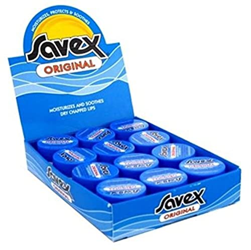 Savex Lip Balm, Original 025 Oz 12 Count (Pack Of 1)