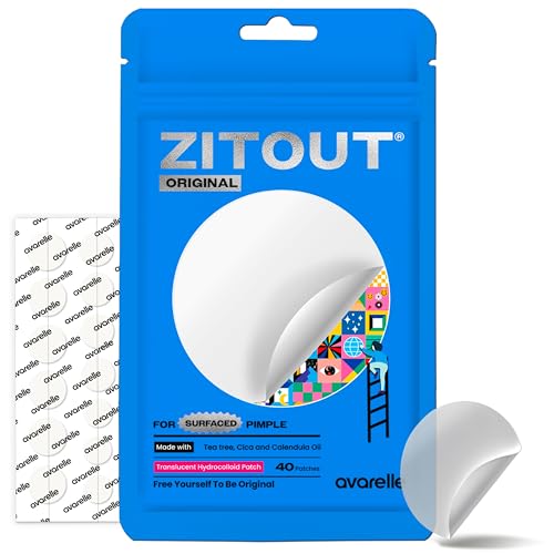 Avarelle Acne Cover Patch  Hydrocolloid Acne Pimple Patches  Zit Patches For Blemishes, Zits And Breakouts With Tea Tree, Calend