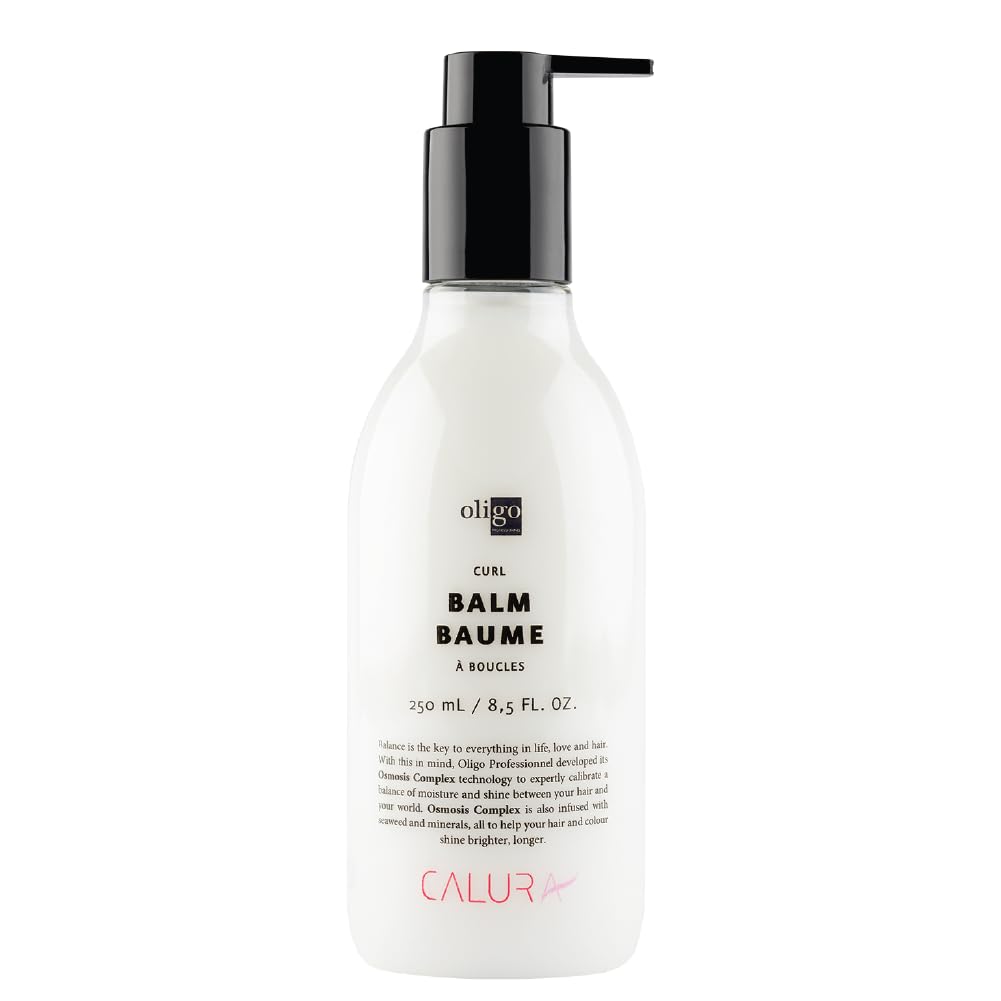 Calura Curl Balm Baume by Oligo Professional | Curl Defining Cream with Osmosis Complex Technology | Hair Balm Made with Seaweed