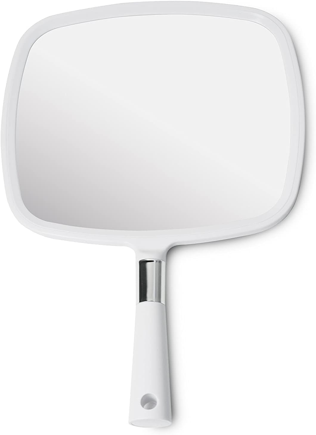 Mirrorvana Pack Of 5 Large & Comfy Hand Held Mirrors - Buy Cheap In Bulk For Barber Shop, Hairstylist, Beauty Salon Or Wholesale