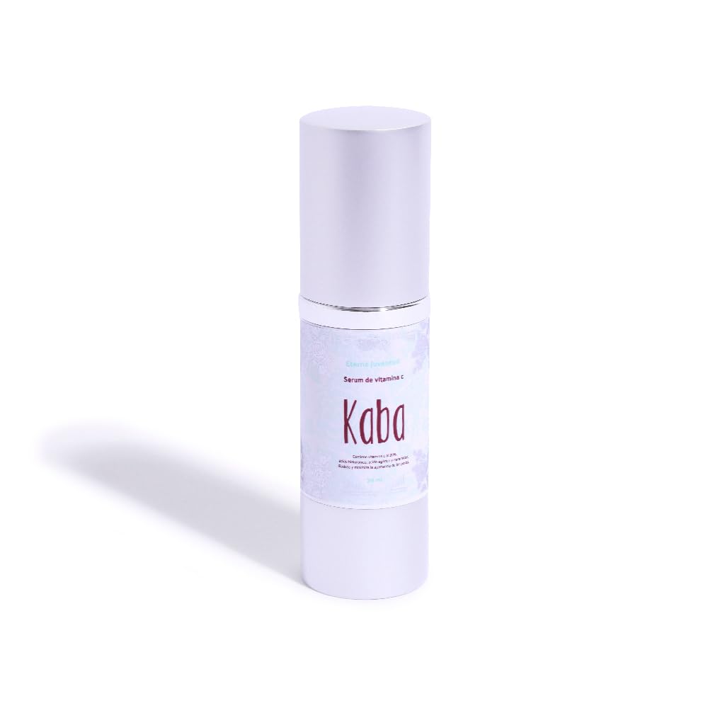 Kaba Vitamin C Serum for Face with Hyaluronic Acid, Hydrating & Brightening Serum for Dark Spots, Enhanced 20% Vitamin C, Boost 