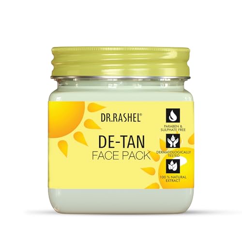 Dr.Rashel De-Tan Face Pack For Glowing Skin, Oil Control, Acne, Pimples, Detan, Blemishes, Pigmentation & Brightening, Face Clea