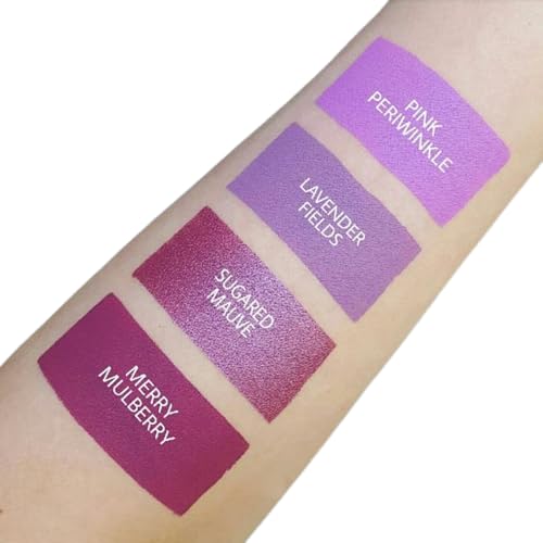 Aromi Lavender Matte Liquid Lipstick | Light Purple Lip Color, Vegan, Cruelty-Free, Long-Lasting Lipstick, Handmade (Lavender Fi