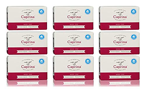 Caprina by Canus Fresh Goat's Milk Soap, Original (9 bars)