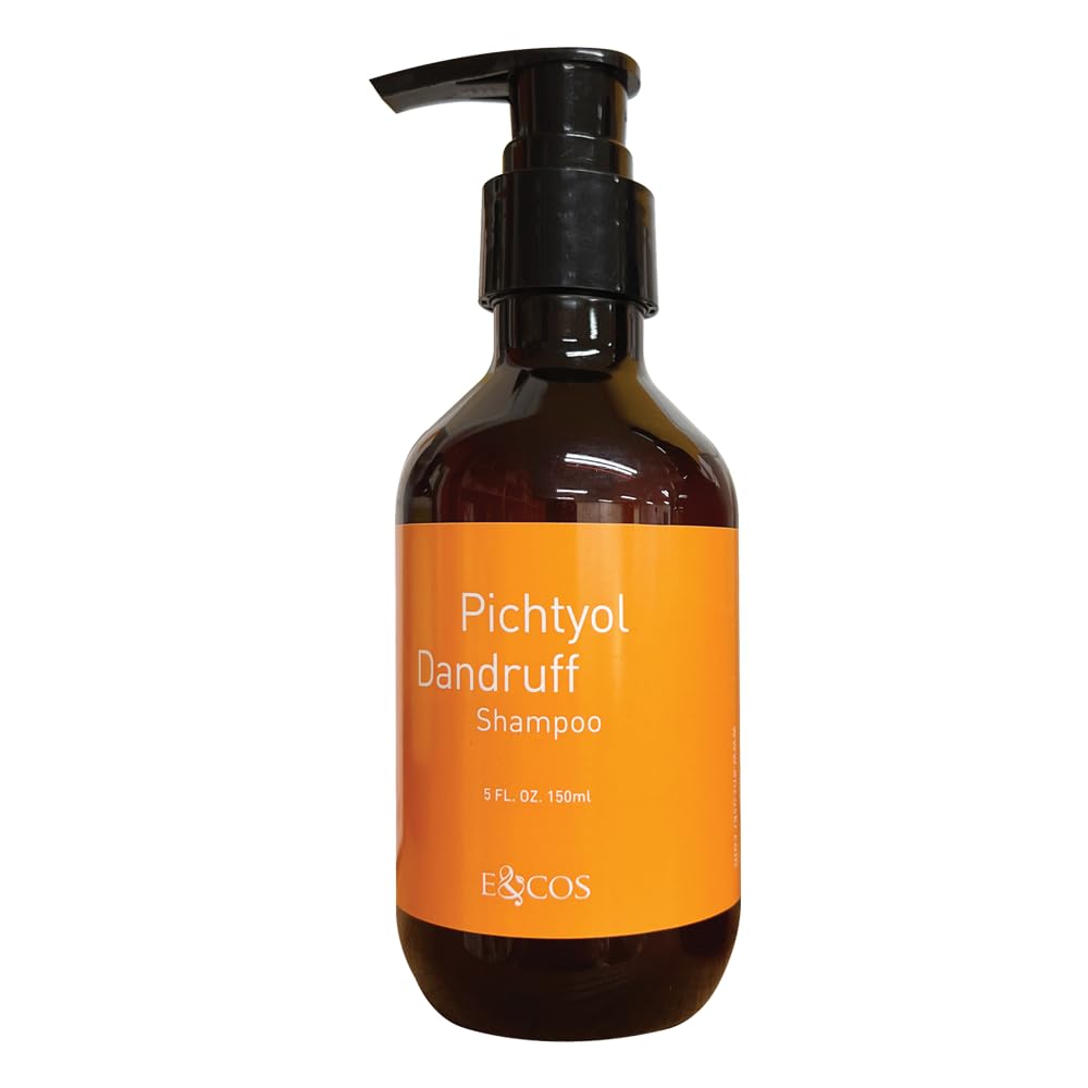 Dermo Encos Pichtyol Dandruff Shampoo, Scalp Shampoo with Pichtyol, Piroctone Olamine, Rheum Palmatum Root Extract & Rehmannia G